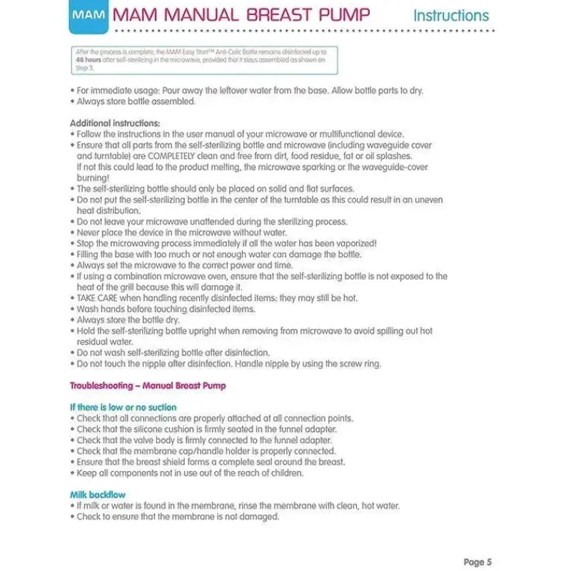 bomba_de_mama_manual_mam__SKUCdA79Szi_5.webp Mam Bomba de a manual , bomba de a portátil com adeira anti-cólica de início fácil, inclui 2 bicos de adeira, unissex Best
