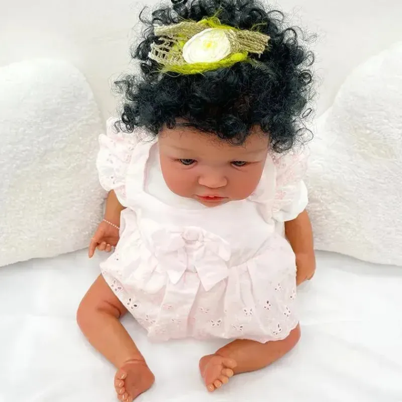 boneca_beb_reborn__vinil__SKUbn8uHNXy_1.webp MacroBaby Boneca Bebê Reborn - Vinil Afro-Americano, Shyann Clearance