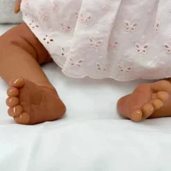 MacroBaby Boneca Bebê Reborn - Vinil Afro-Americano, Shyann Clearance