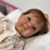 MacroBaby Boneca Bebê Reborn - Vinil Branco e Olhos Azuis, Bettie Best