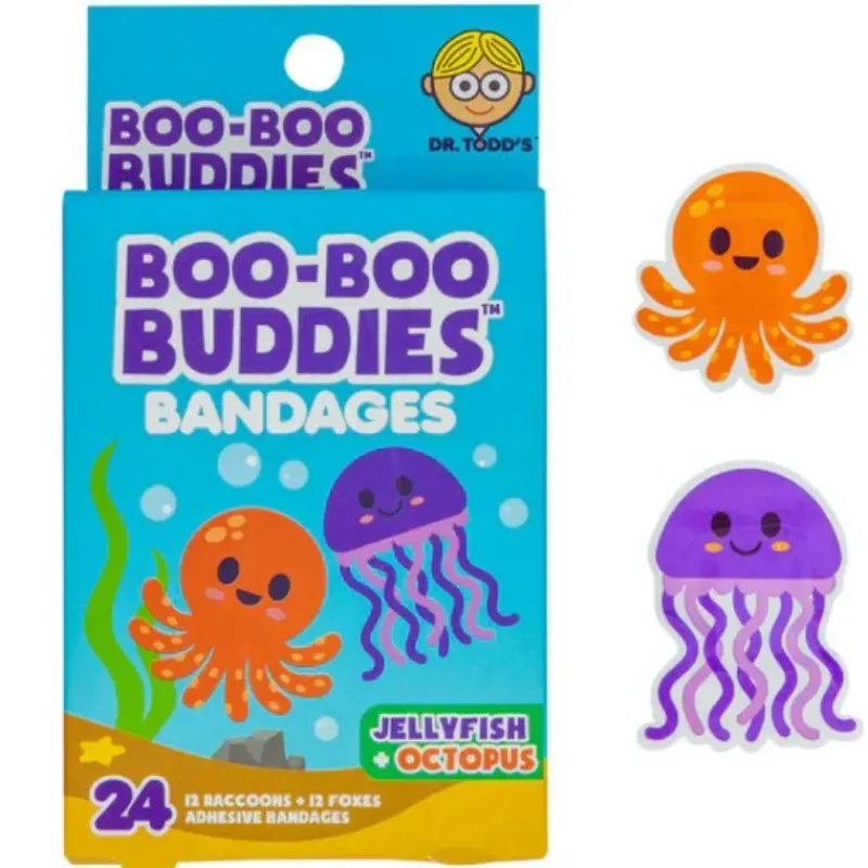 boo_boo_buddies__kids_adh_SKU8bFI026D_0.webp Boo Boo Budies Boo Boo Buddies - Kids Adhesive Bandages, Jellyfish + Octopus Discount