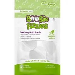 Boogie Wipes - 5Pk Fizzies Baby Bath Bombs, Eucalipto Clearance
