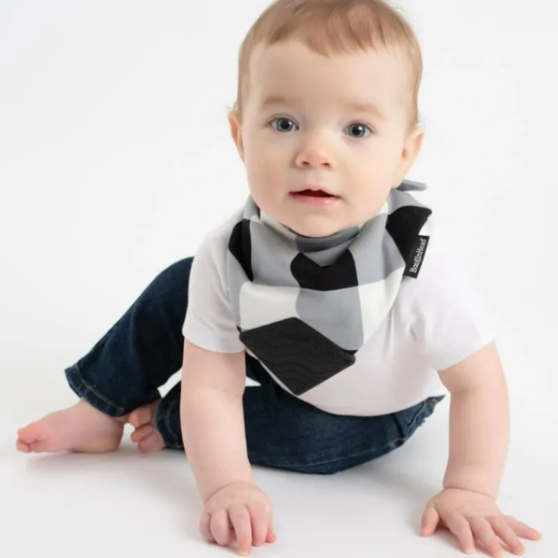 booginhead__bandana_teeth_SKUXPQ9JJOy_1.webp Infantino BooginHead - Bandana Teether & Pacigrip Bib 2Pk, Buffalo Check Sale