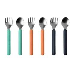Boon - Conjunto de colher e garfo para utensílios infantis de aço inoxidável CHOW ™, menta Online