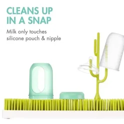 Boon - Garrafa de silicone 3Pk Nursh 8 onças, menta/melão/marinho Online