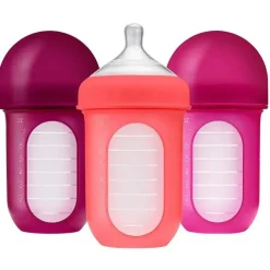 Boon - Garrafa Nursh 8Oz 3Pk, Rosa Multi New