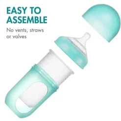 Boon - Nursh 8 Oz Garrafa 3Pk, Azul Multi Estágio 2 Best