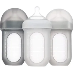 Boon - Nursh 8 Oz Garrafa 3Pk, Cinza Multi Discount