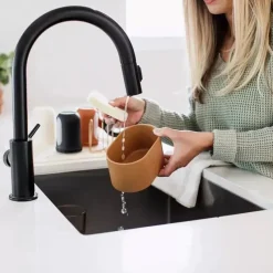 Boon - Rack de secagem de mamadeiras de silicone ARC, Boho Beige Outlet