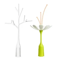 Boon - STEM & TWIG Rack de secagem de mamadeira Rack de secagem Pacote de acessórios de flores - 2 peças Best
