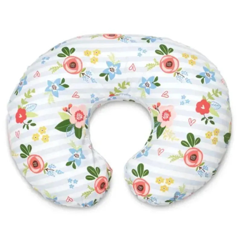boppy__almofada_com_capa__SKUqyX3yhNR_0.webp Boppy - Almofada com capa original, Posey azul e rosa Fashion