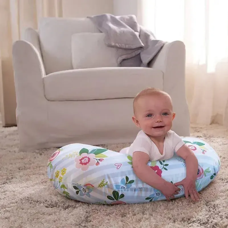 boppy__almofada_com_capa__SKUqyX3yhNR_8.webp Boppy - Almofada com capa original, Posey azul e rosa Fashion
