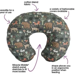 Boppy - Almofada de amamentação, animais da floresta verde Clearance