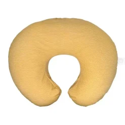 Boppy - Almofada de amamentação com capa removível, lavável à máquina, estriada ocre Clearance
