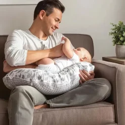 Boppy - Almofada de amamentação capa de elefante cinza de secagem rápida Discount