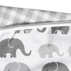 Boppy - Almofada de amamentação capa de elefante cinza de secagem rápida Discount