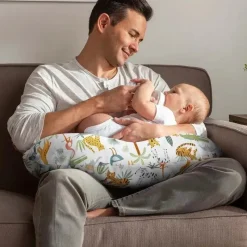 Boppy - Almofada de enfermagem com capa removível, lavável na máquina, vida selvagem colorida Clearance