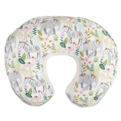 Boppy - Almofada de Enfermagem Suporte Luxe, Pink Sweet Safari Best
