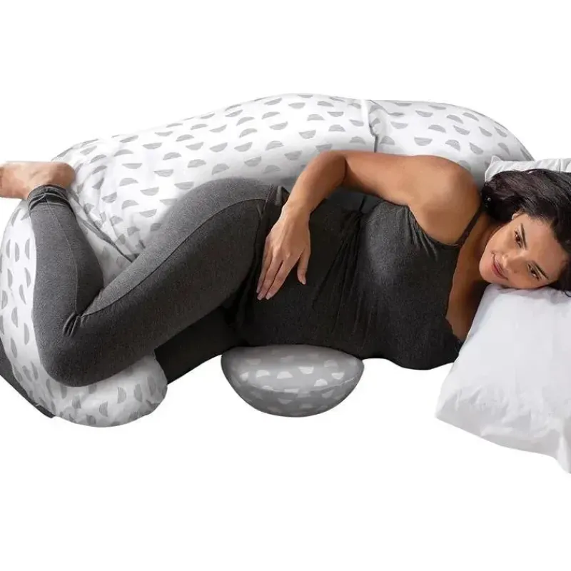 boppy__almofada_dorminhoc_SKUvAPFn026_0.webp Boppy - Almofada Dorminhoca Lateral de Corpo Inteiro, Mirage Branco e Cinza Hot