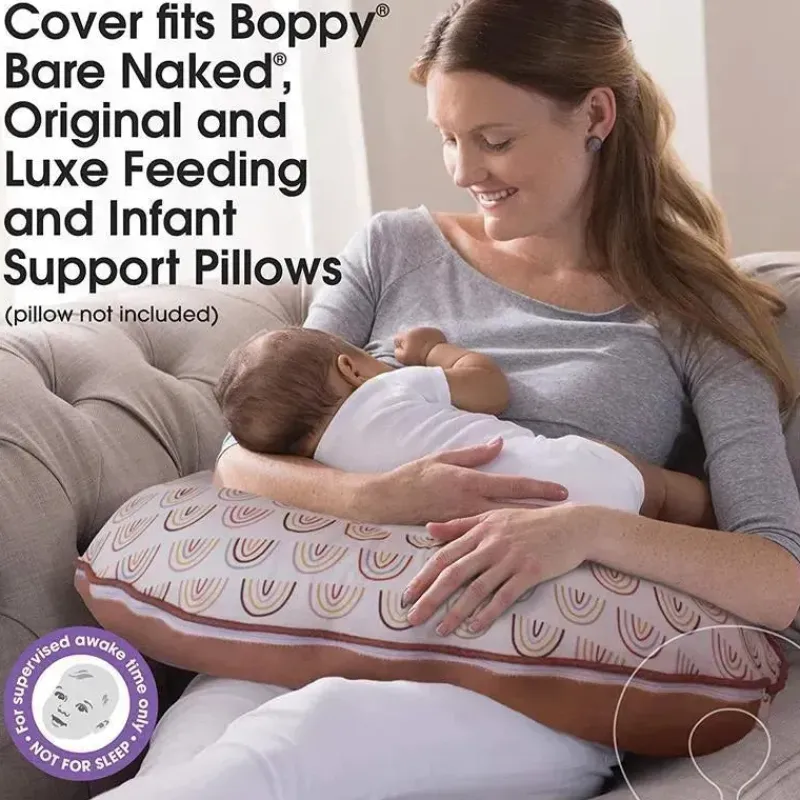 boppy__capa_de_almofada_d_SKUUU3oZUrk_2.webp Boppy - Capa de almofada de enfermagem, arco-íris de especiarias New