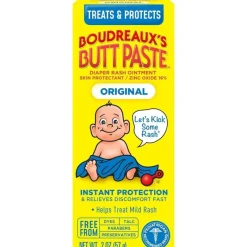 MacroBaby Boudreaux's Butt Paste - Original Diaper Rash Cream, Ointment for Baby Best