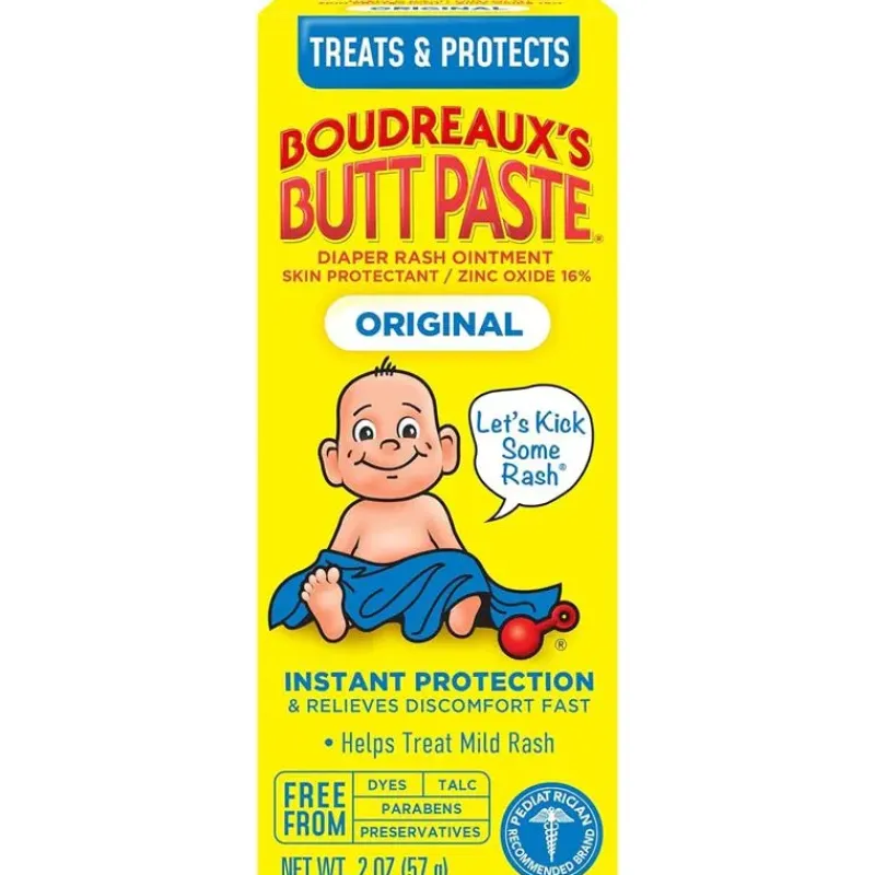 boudreauxs_butt_paste__or_SKU5RDwRLCF_0.webp MacroBaby Boudreaux's Butt Paste - Original Diaper Rash Cream, Ointment for Baby Best