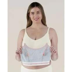 Bravado - Acessório de enfermagem mãos-livres com clipe e bomba 17D ​​Xl Dove Heather Best
