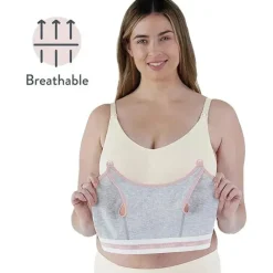 Bravado - Acessório de enfermagem mãos-livres com clipe e bomba 17D Xl Dove Heather Best