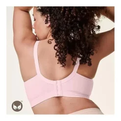 Bravado - Sutiã de amamentação sem costura Body Silk 17D L Rosa Giz Best