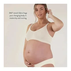 Bravado Body Silk Sem Costura Sutiã de Enfermagem - Branco Antigo Outlet
