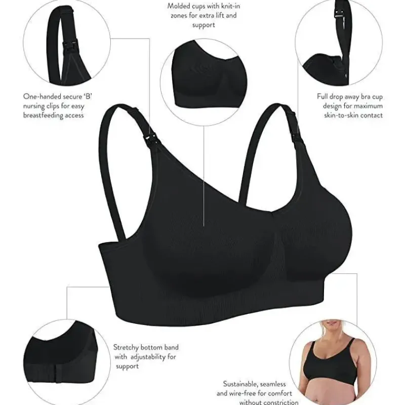 bravado_designs_suti_de_a_SKU55JojuAD_3.webp Bravado Designs sutiã de amamentação sem costura de seda corporal, preto Fashion