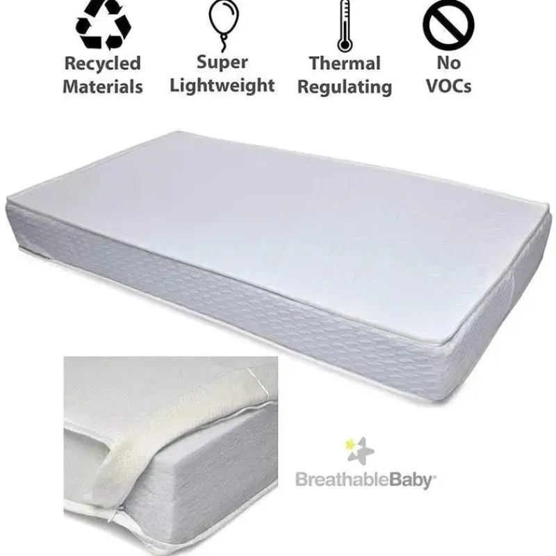 breathablebaby__colcho_ec_SKU8KgU4m6R_5.webp BreathableBaby - Colchão Eco Core 200 de 1 estágio, branco Online