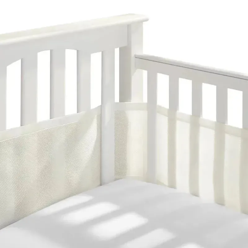 breathablebaby__forro_de__SKUjhQpKpik_0.webp BreathableBaby - Forro de berço de malha respirável clássico, cru Fashion