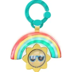 Bright Starts - Brinquedo de atividade para bebês Sun Shaker Shake & Glow Best