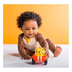 Bright Starts - Rattle &amp; Roll Buggie Easy Grasp Push Vehicle New