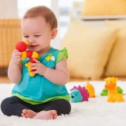 Infantino Brinquedo de bebê Sensorial Pals, multicolorido Fashion