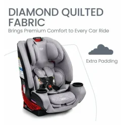 Britax - Assento de carro multifuncional One4Life ClickTight, cinza acolchoado diamante Hot