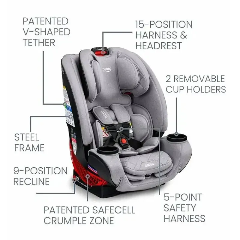 britax__assento_de_carro__SKU1S9SrNSp_4.webp Britax - Assento de carro multifuncional One4Life ClickTight, cinza acolchoado diamante Hot