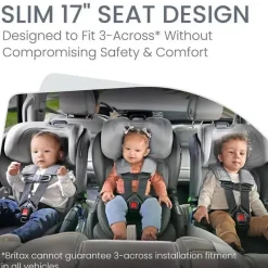 Britax - Assento de carro conversível em choupo, grafite glaciar New