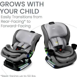 Britax - Assento de carro conversível em choupo, grafite glaciar New