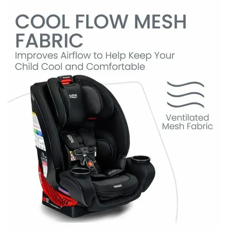 britax__assento_de_carro__SKUGF6RB8lL_3.webp Britax - Assento de carro All-in-One One4Life ClickTight, Cool Flow Carbon New