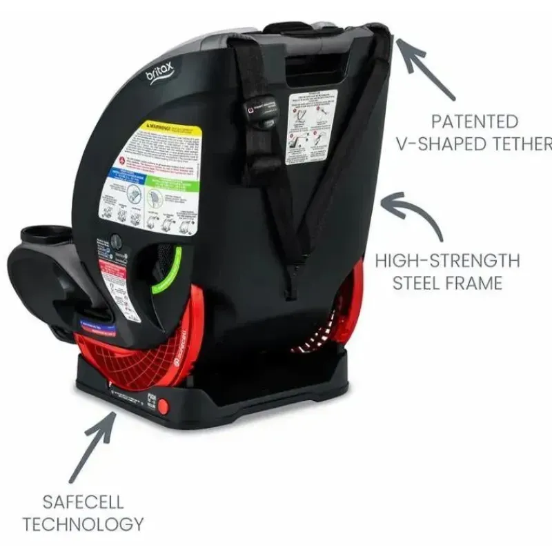 britax__assento_de_carro__SKUpF9yNUth_2.webp Britax - Assento de carro conversível multifuncional One4Life ClickTight, Onyx Clearance