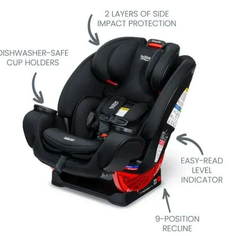 britax__assento_de_carro__SKUpF9yNUth_3.webp Britax - Assento de carro conversível multifuncional One4Life ClickTight, Onyx Clearance