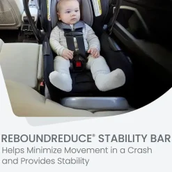 Britax - Cadeira Auto Infantil Willow S com Base Alpina Anti-Rebote, Grafite Onyx Fashion