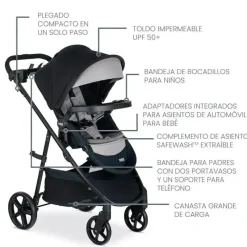 Britax - Carrinho de bebê modular Brook+ Clearance