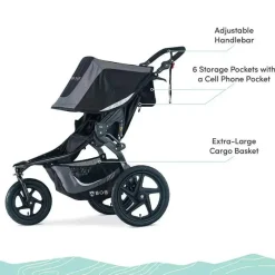 BOB Britax - carrinho de corrida Gear Revolution Flex 3.0, preto grafite Sale
