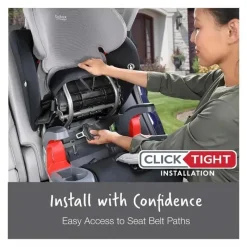 Britax - Cresça com você ClickTight Harness Booster Assento de carro, contorno cinza Best