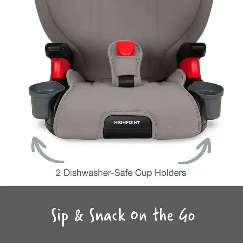 britax__highpoint_stage_b_SKUZH0rRjPJ_3.webp Britax - Highpoint 2-Stage Belt Positioning Booster Car Assento, Cinza Ombré Outlet