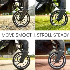 Britax - Juniper Compact On-The-Go Stroller, Raven Black Fashion
