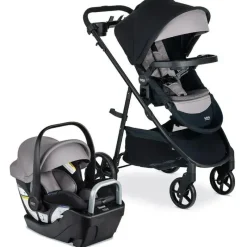 Britax - Willow Brook S+ Travel System com base Alpine Anti-Rebound, Grafite Onyx Best